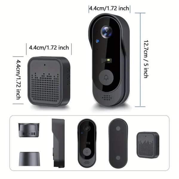 Caméra de Porte Vidéo Intelligente | Sonnette Robuste